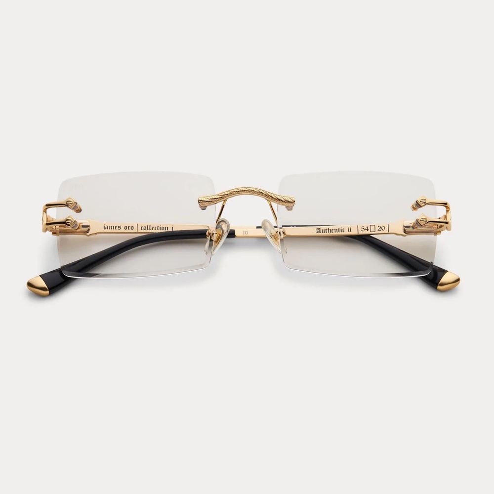 James Oro Clear Authentic II XL Glasses